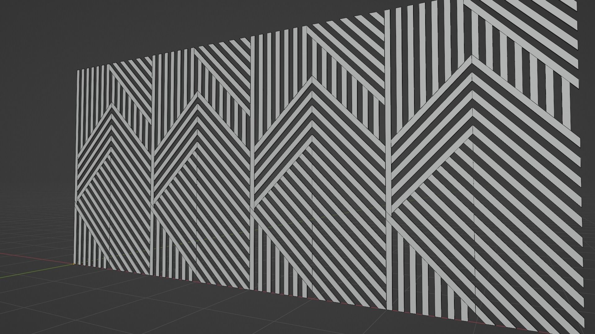 Wall wood seamless set2 V17 3D model_4