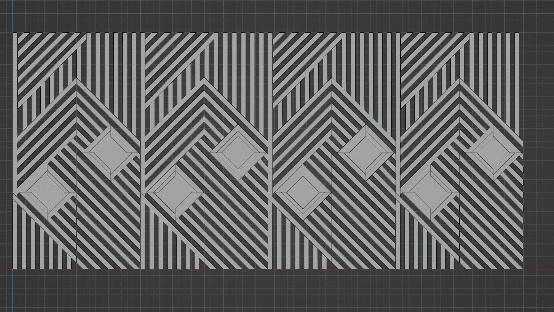 Wall wood seamless set2 V18 3D model_2