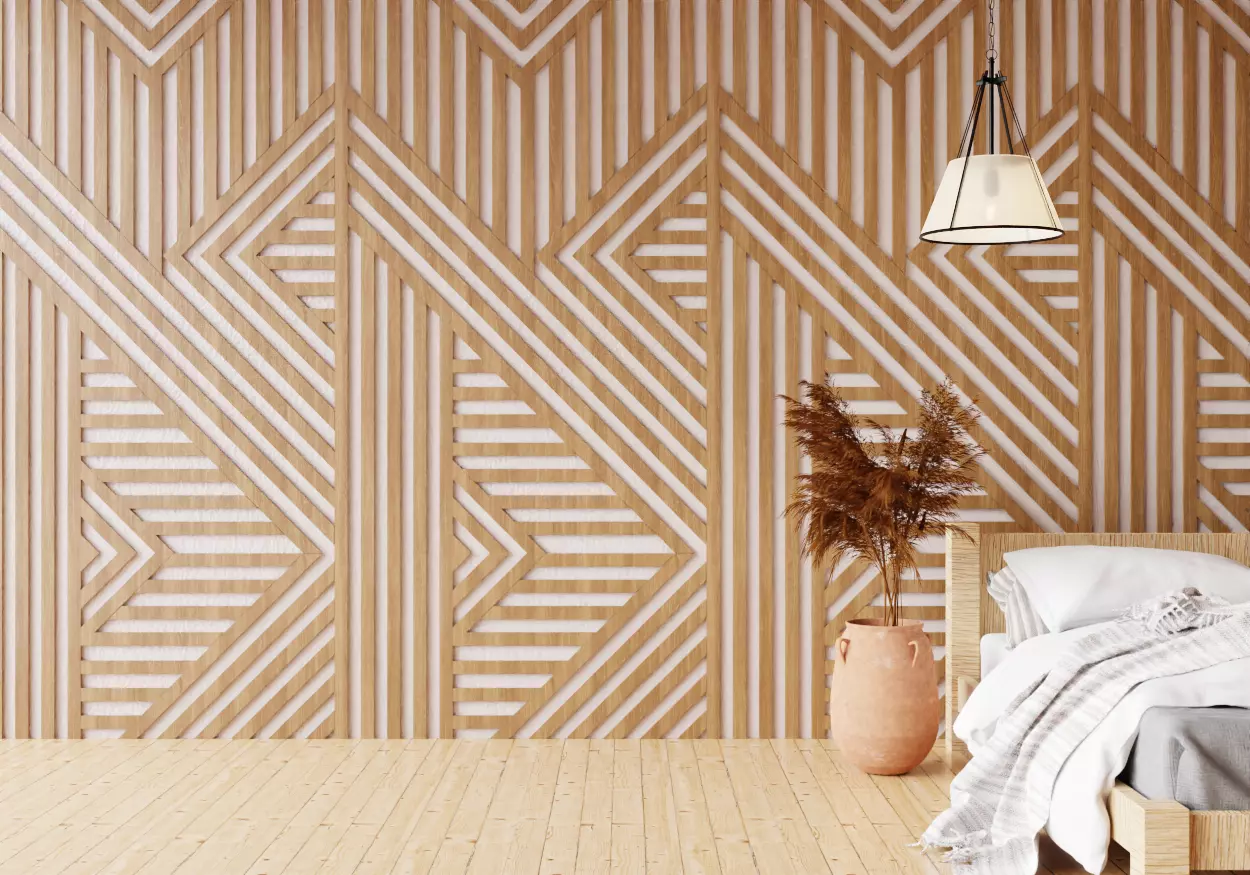 Wall wood seamless set2 V19 3D model_0