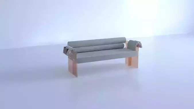 Modern Ancient Furniture Sofa 3D model