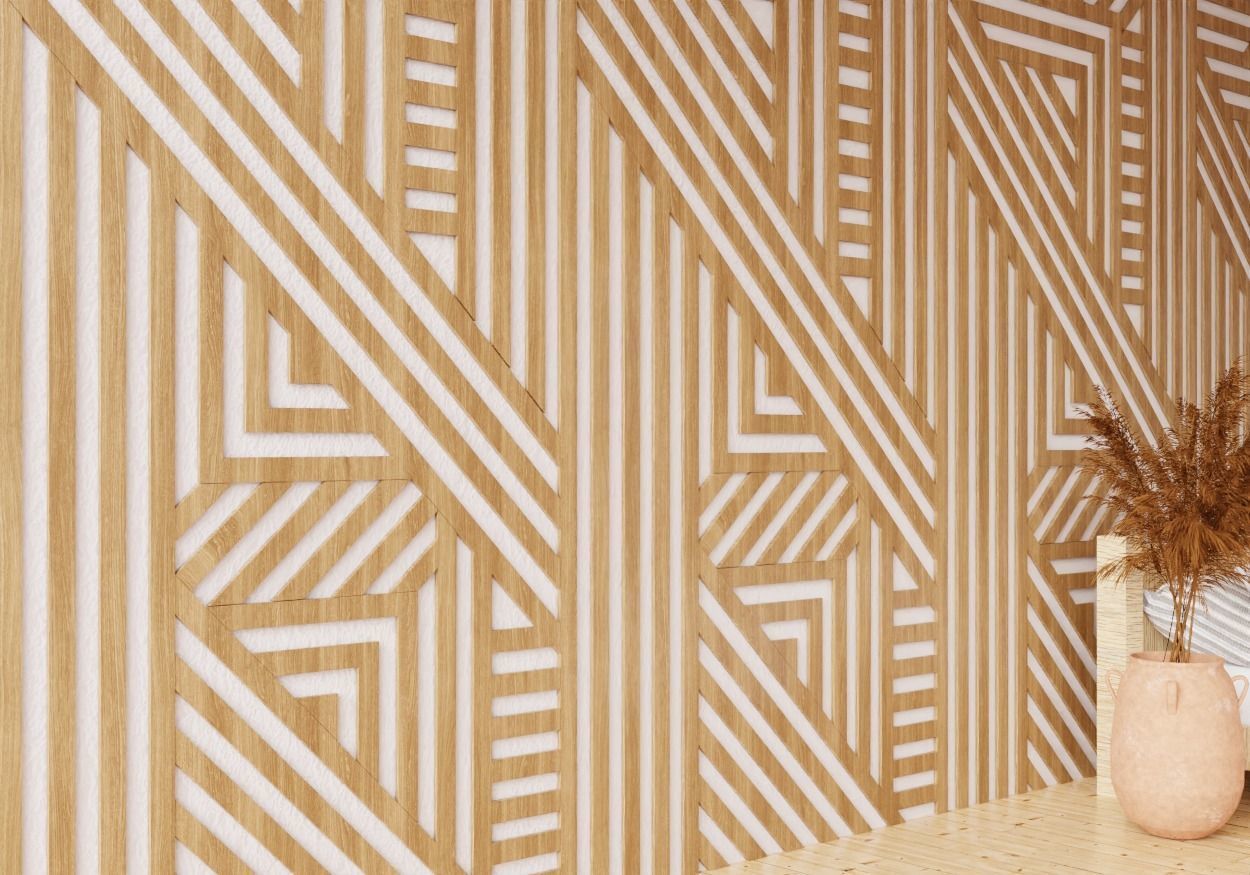 Wall wood seamless set2 V20 3D model_1