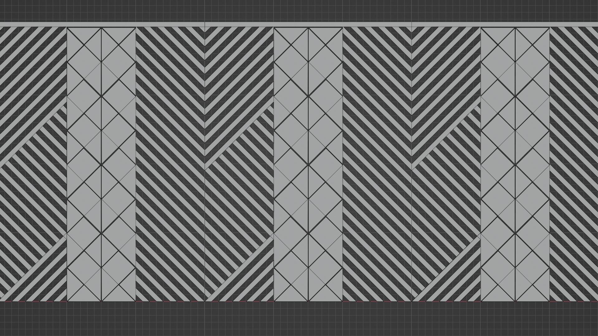 Wall wood seamless set2 V21 3D model_2