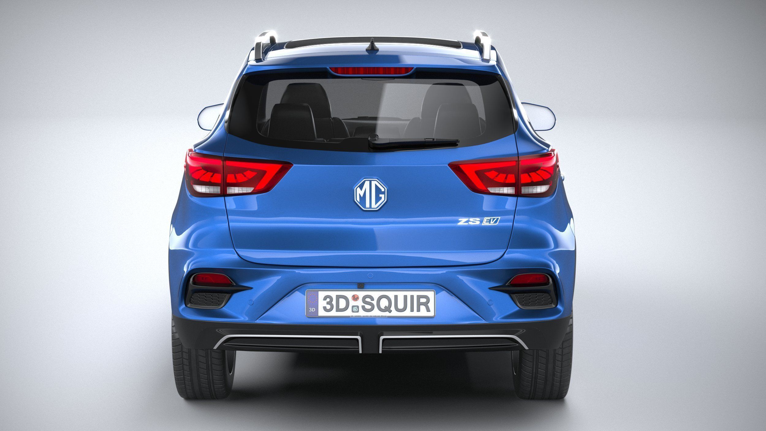 MG ZS EV 2022 3D model_4