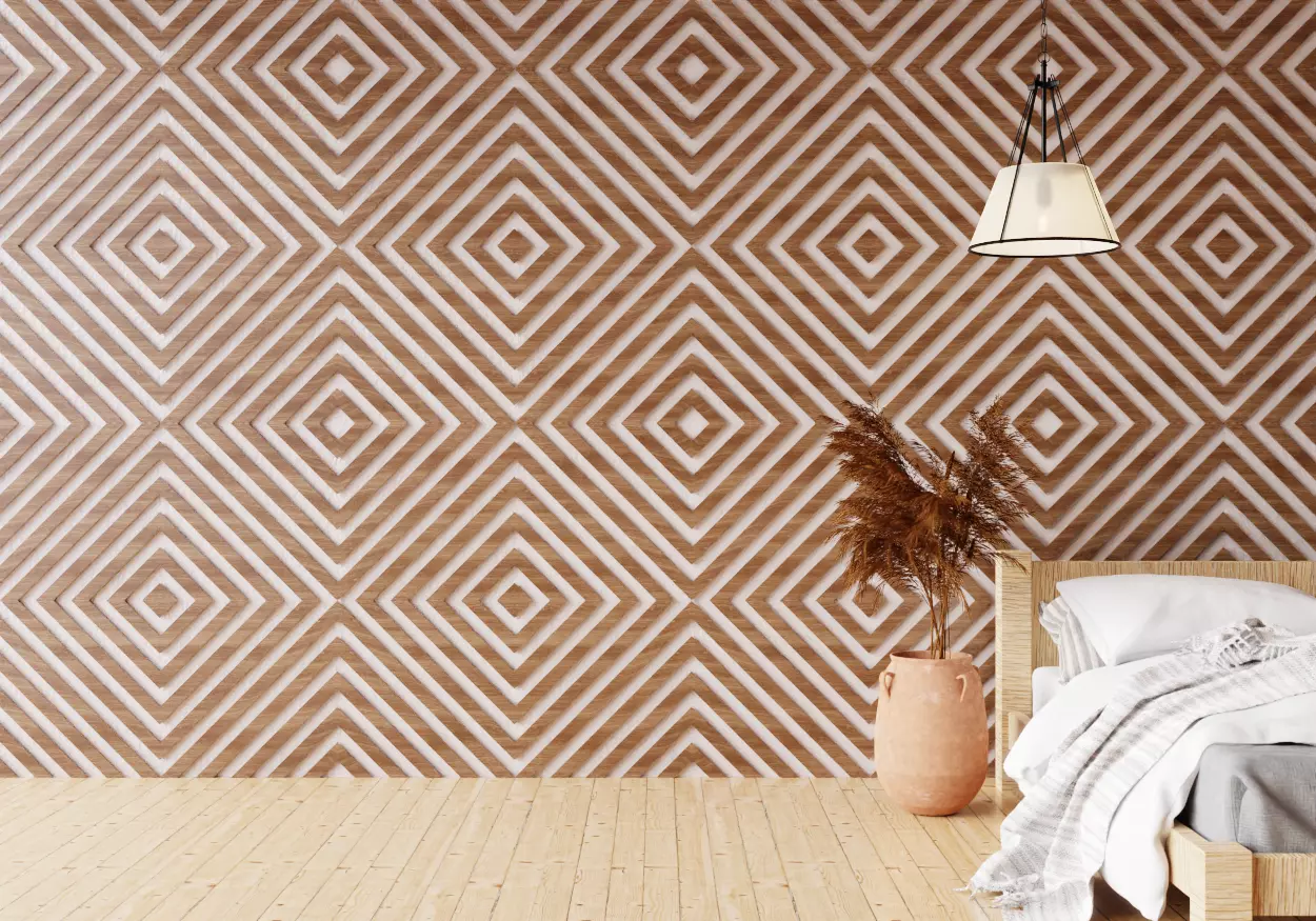 Wall wood seamless set2 V22 3D model_0