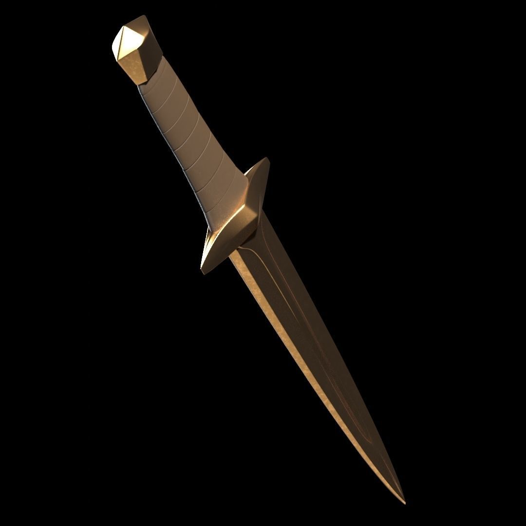 Annabeth Chase Celestial Bronze Dagger 3D print model_1