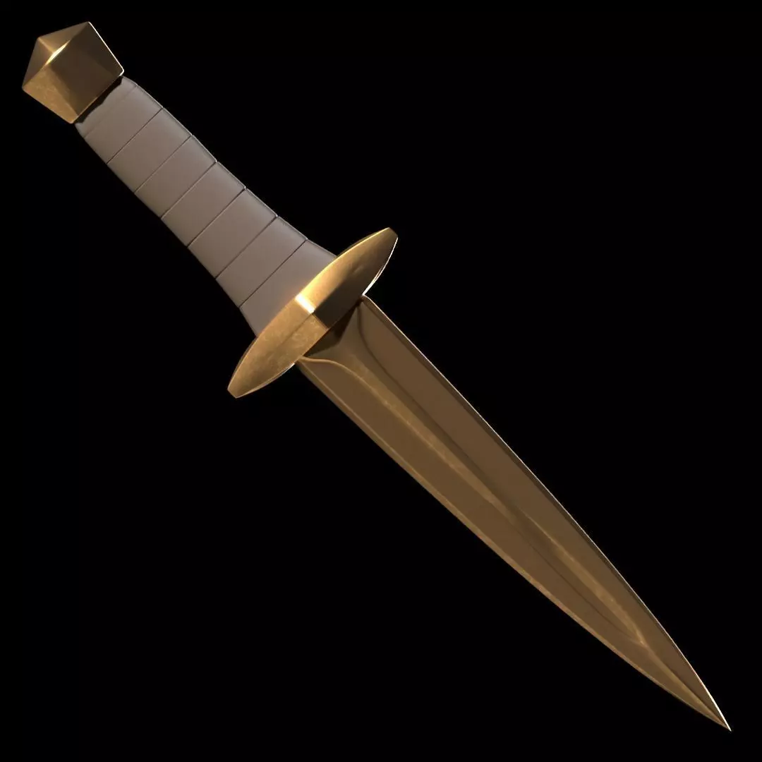 Annabeth Chase Celestial Bronze Dagger 3D print model_0