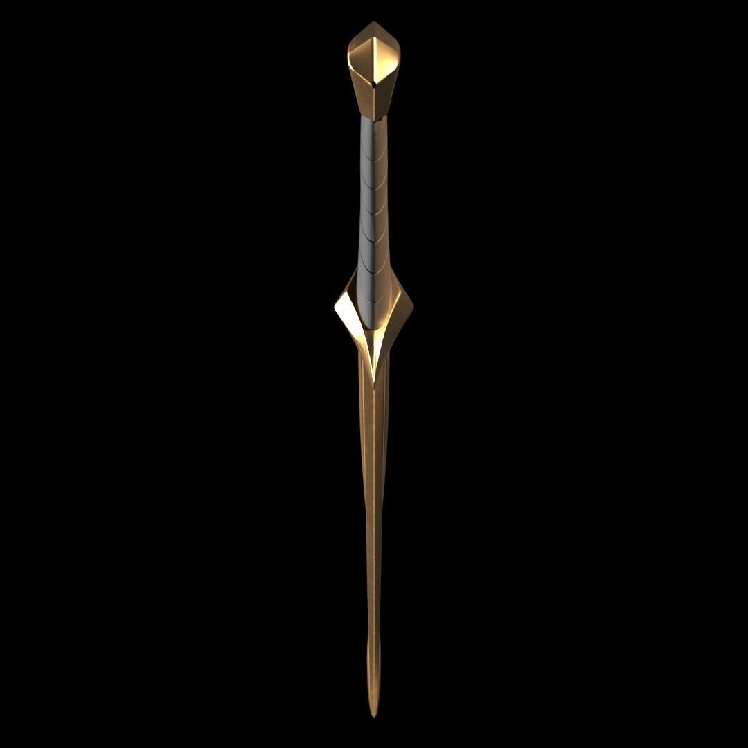 Annabeth Chase Celestial Bronze Dagger 3D print model_2