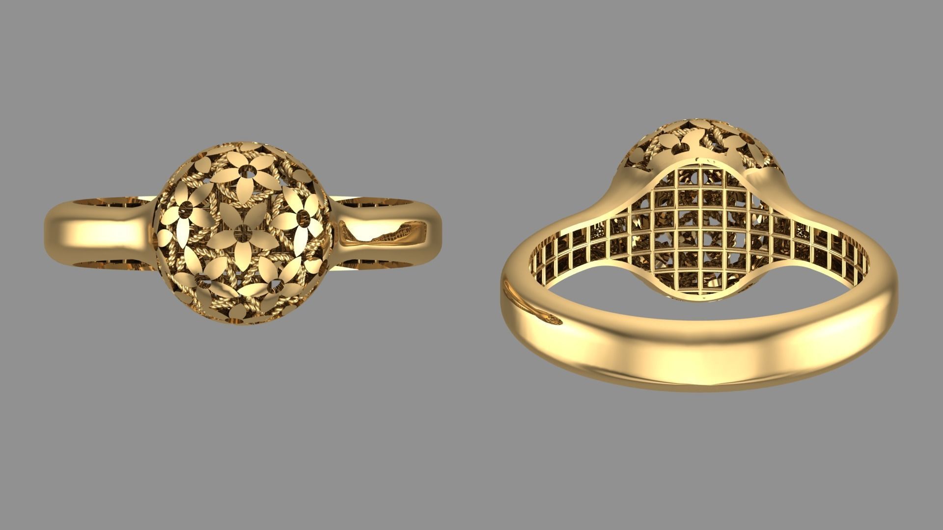 Ungari Fusion Ring 3D print model_1