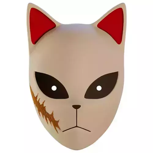 Sabito Mask 3d printable model 3D print model