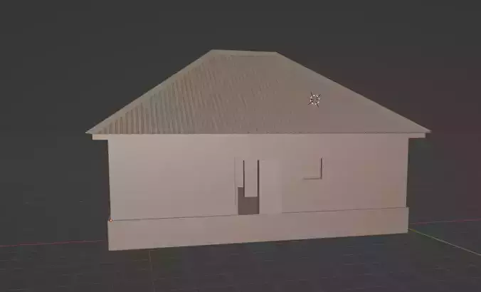 3D Blender house 3D model
