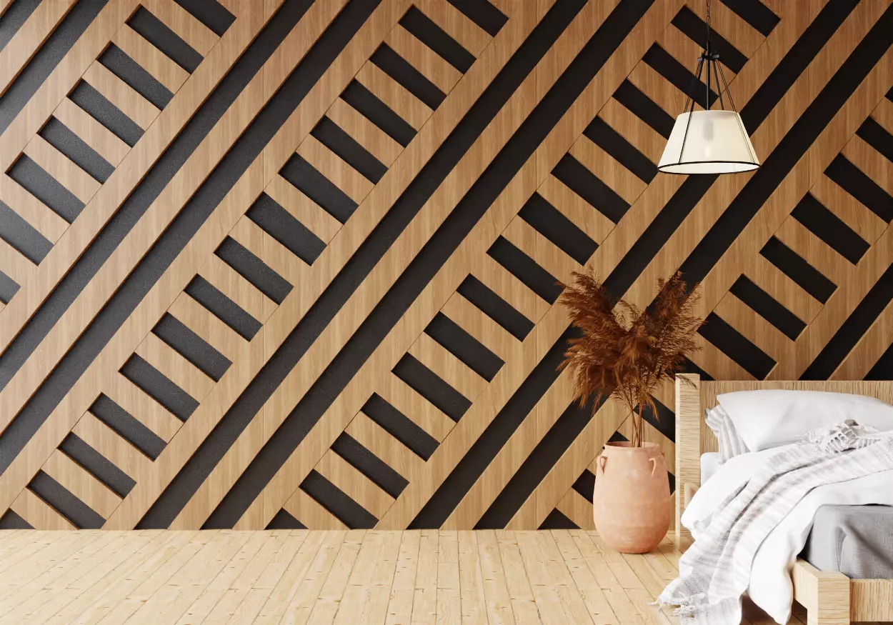 Wall wood seamless set2 V27 3D model