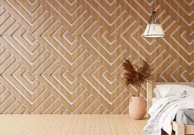 Wall wood seamless set2 V28