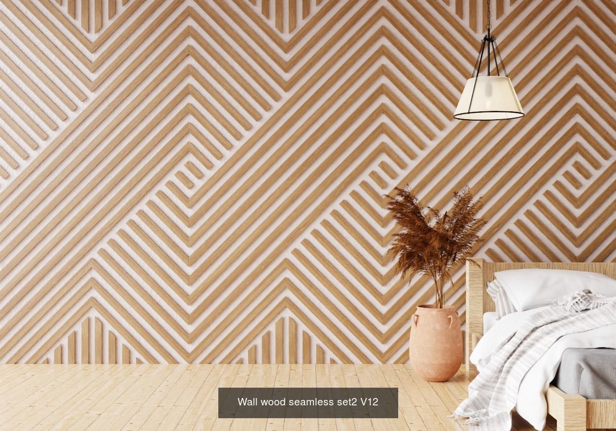 Wall wood seamless Set2 V101-V30 for your interior 3D Model Collection_14