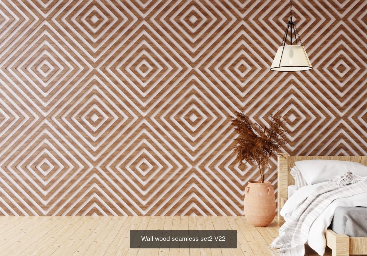 Wall wood seamless Set2 V101-V30 for your interior 3D Model Collection_24