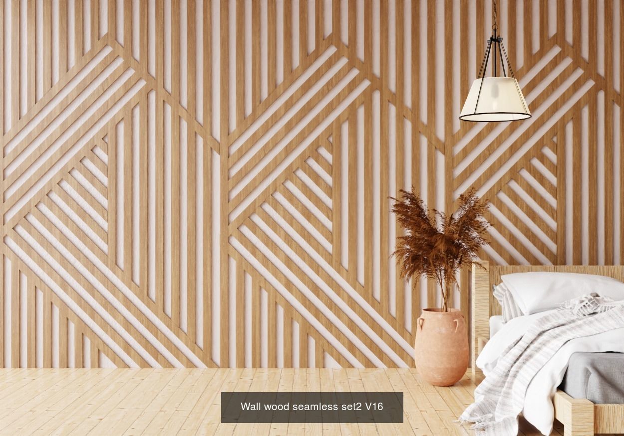 Wall wood seamless Set2 V101-V30 for your interior 3D Model Collection_18