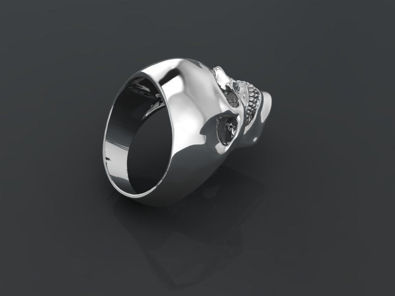 human skull 3D print model_2