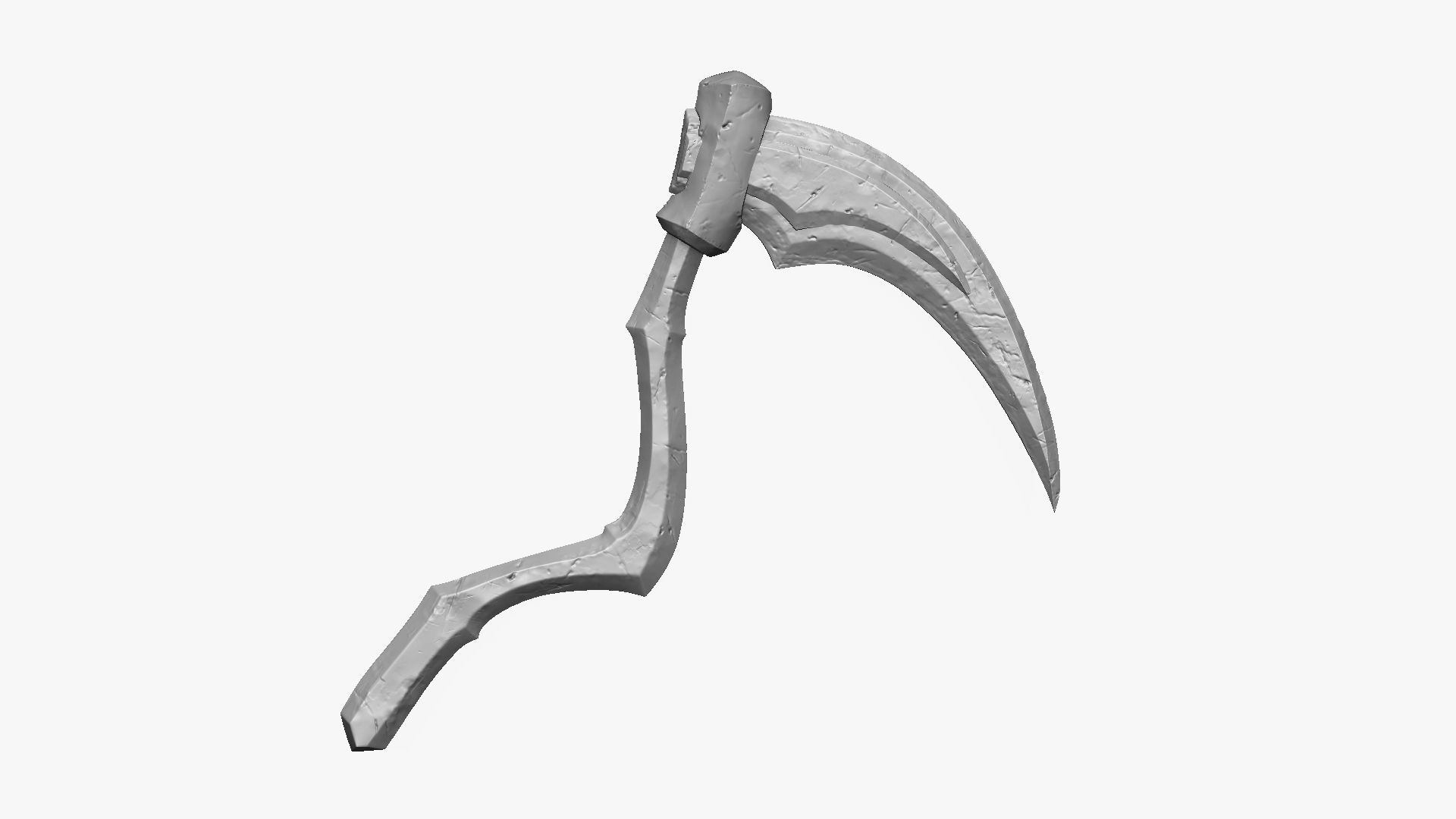 Weapon Scythe Level 3 Free 3D model_15