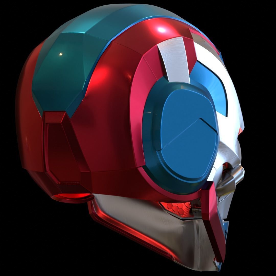 Iron Patriot war machine MK2 3d printable model 3D print model_2