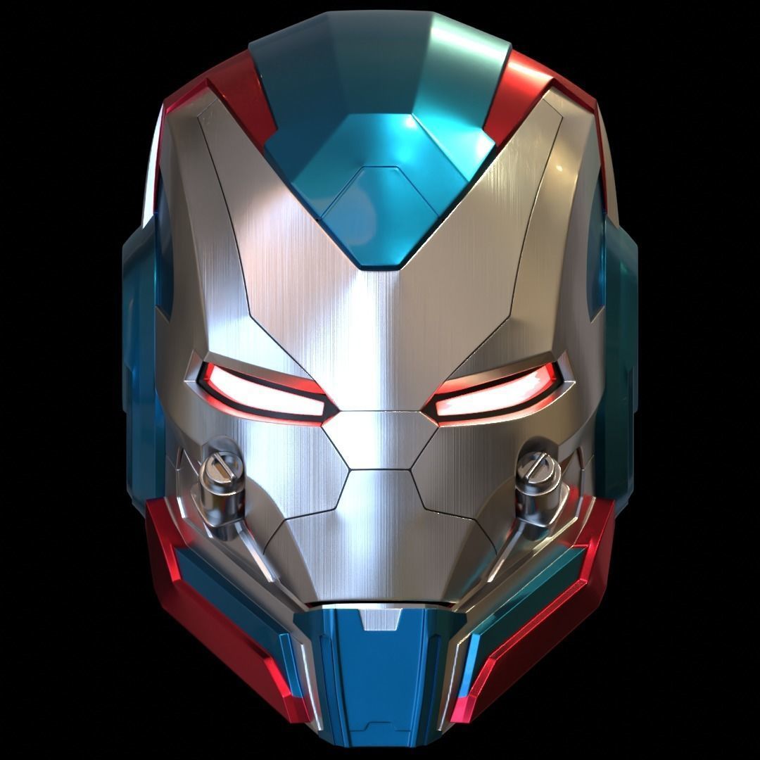 Iron Patriot war machine MK2 3d printable model 3D print model_4