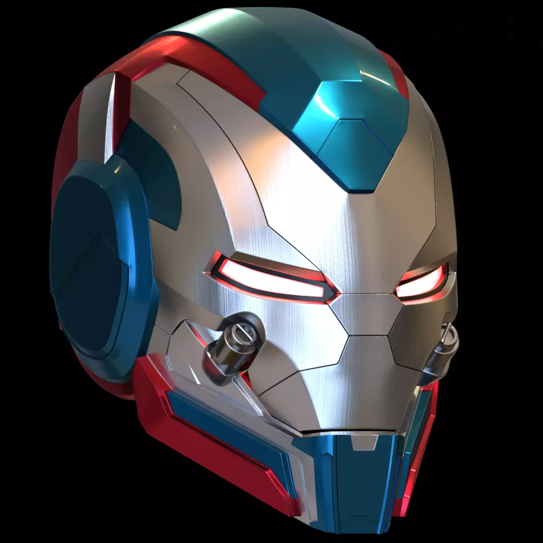 Iron Patriot war machine MK2 3d printable model 3D print model_0