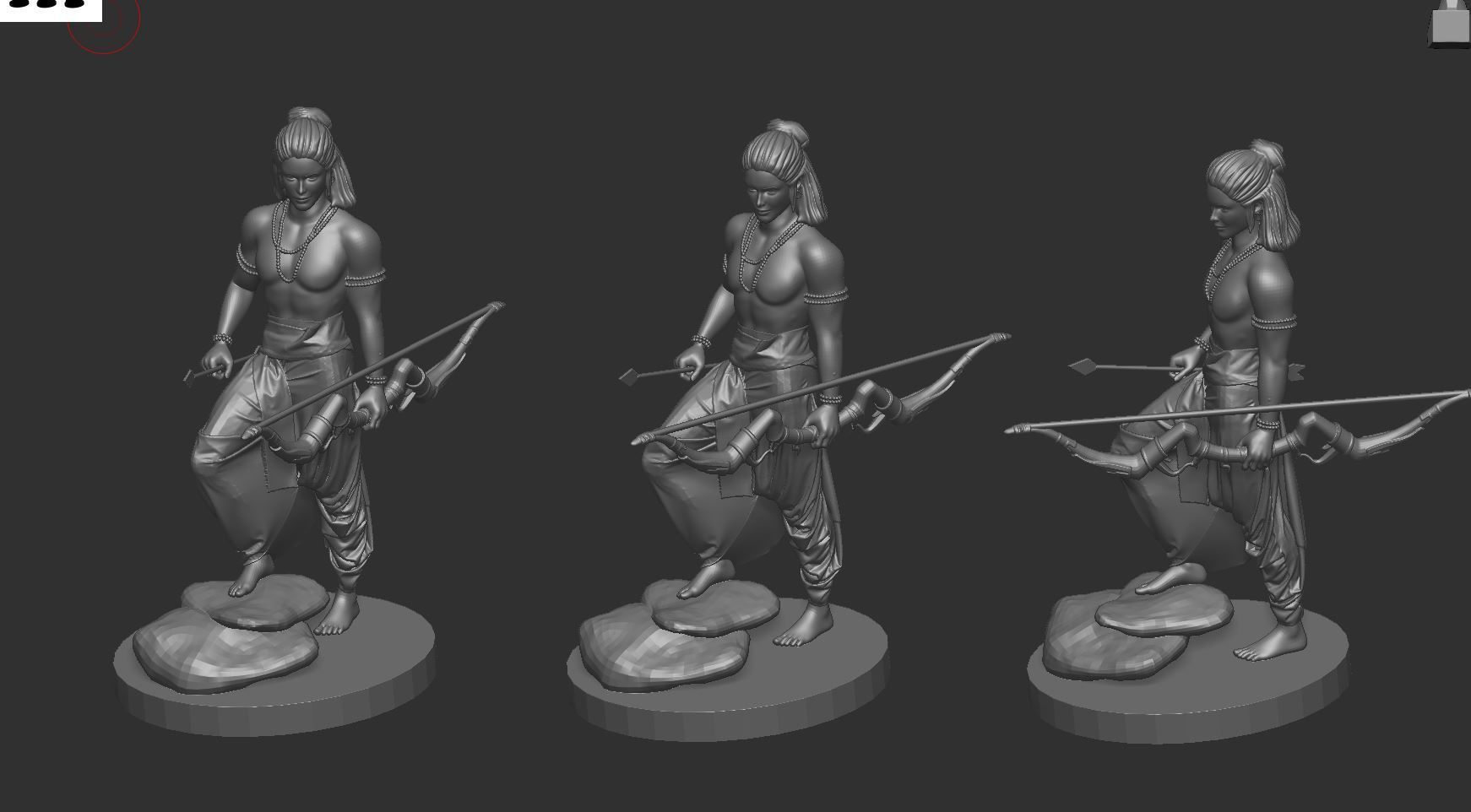 Ram Indian God  3D print model_16