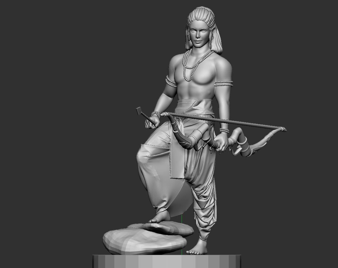 Ram Indian God  3D print model_1