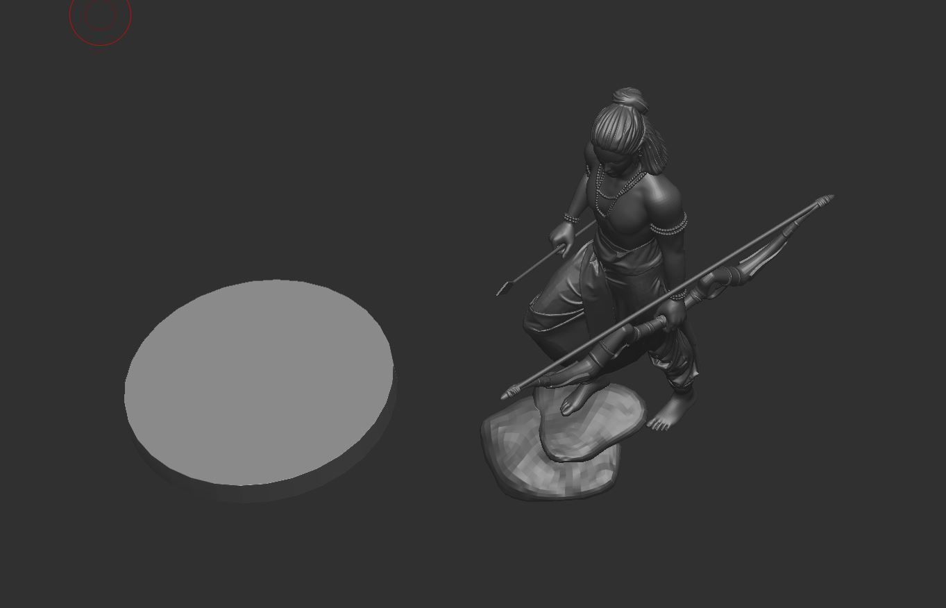 Ram Indian God  3D print model_8