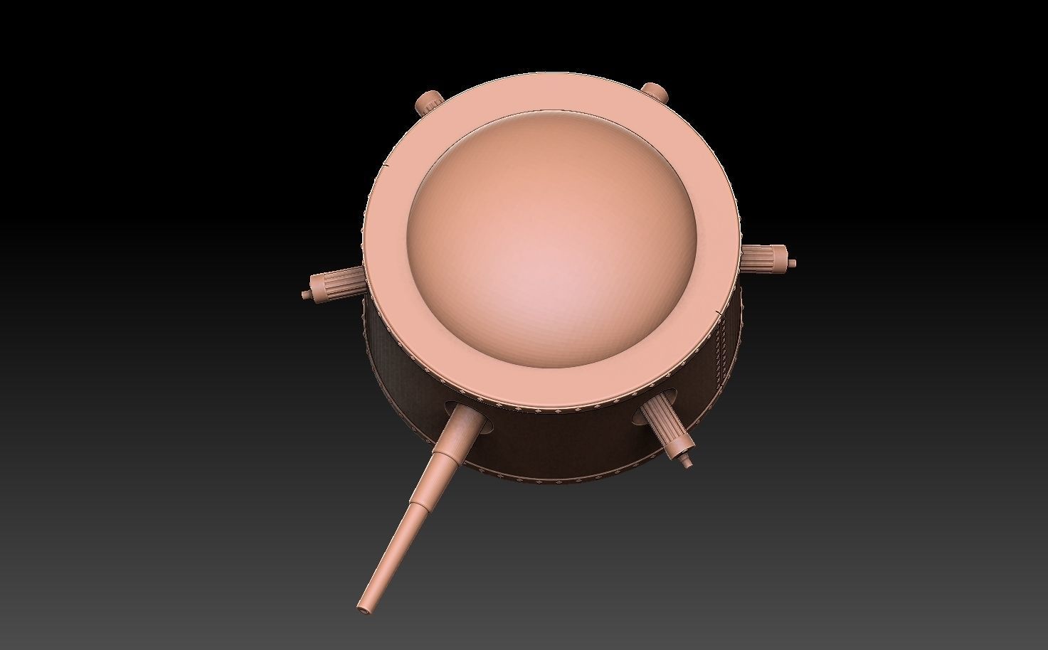 Tsar Tank Turret 3D print model_4
