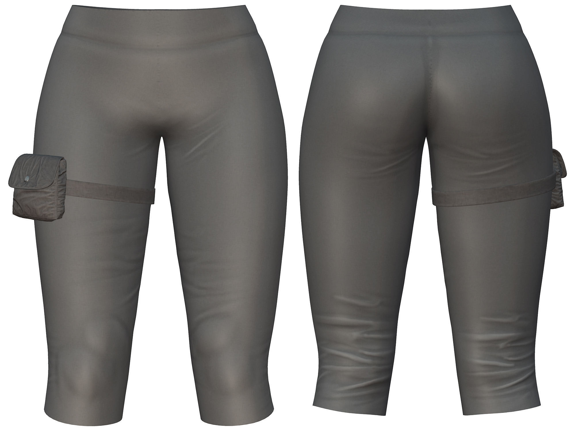 Futuristic Spaceship Full Uniform Low-poly 3D model_4