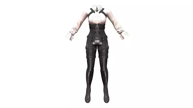 Futuristic Victorian Outfit