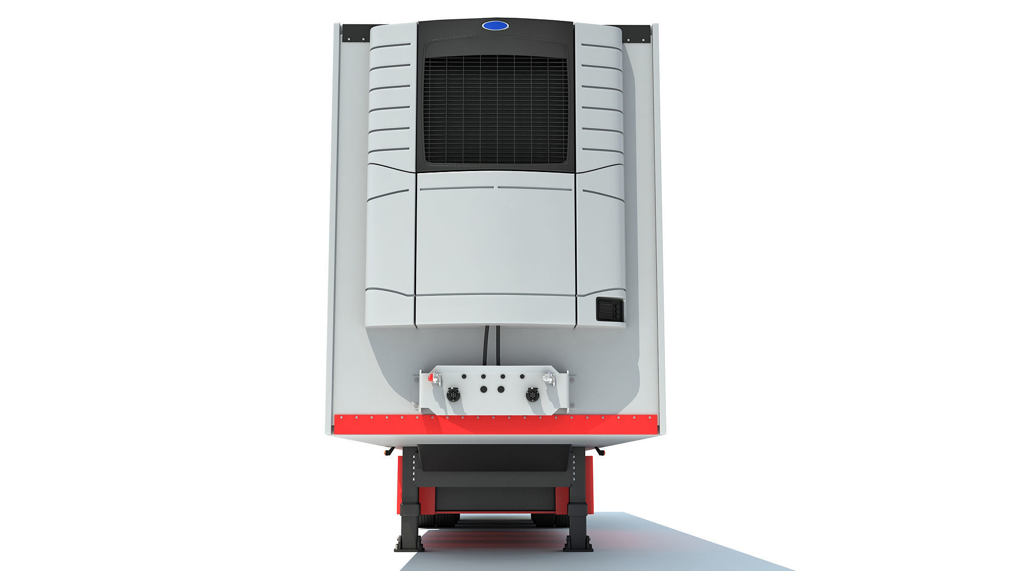 Refrigerator Semi Trailer 3D model_9