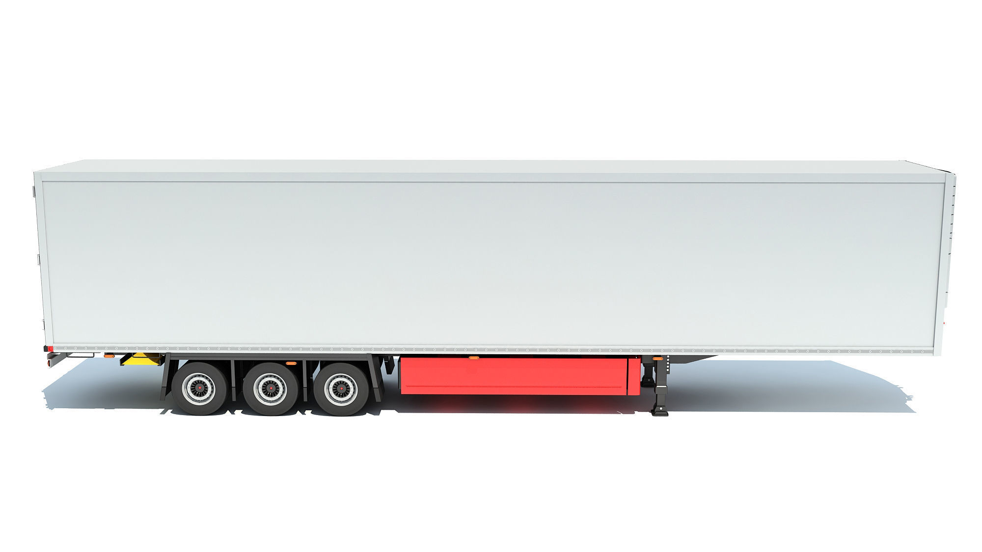 Refrigerator Semi Trailer 3D model_7