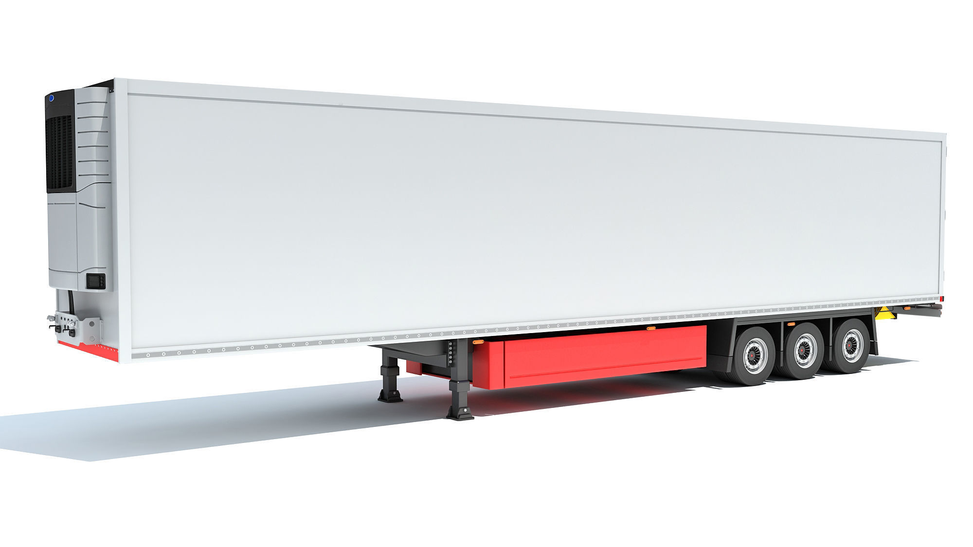Refrigerator Semi Trailer 3D model_1