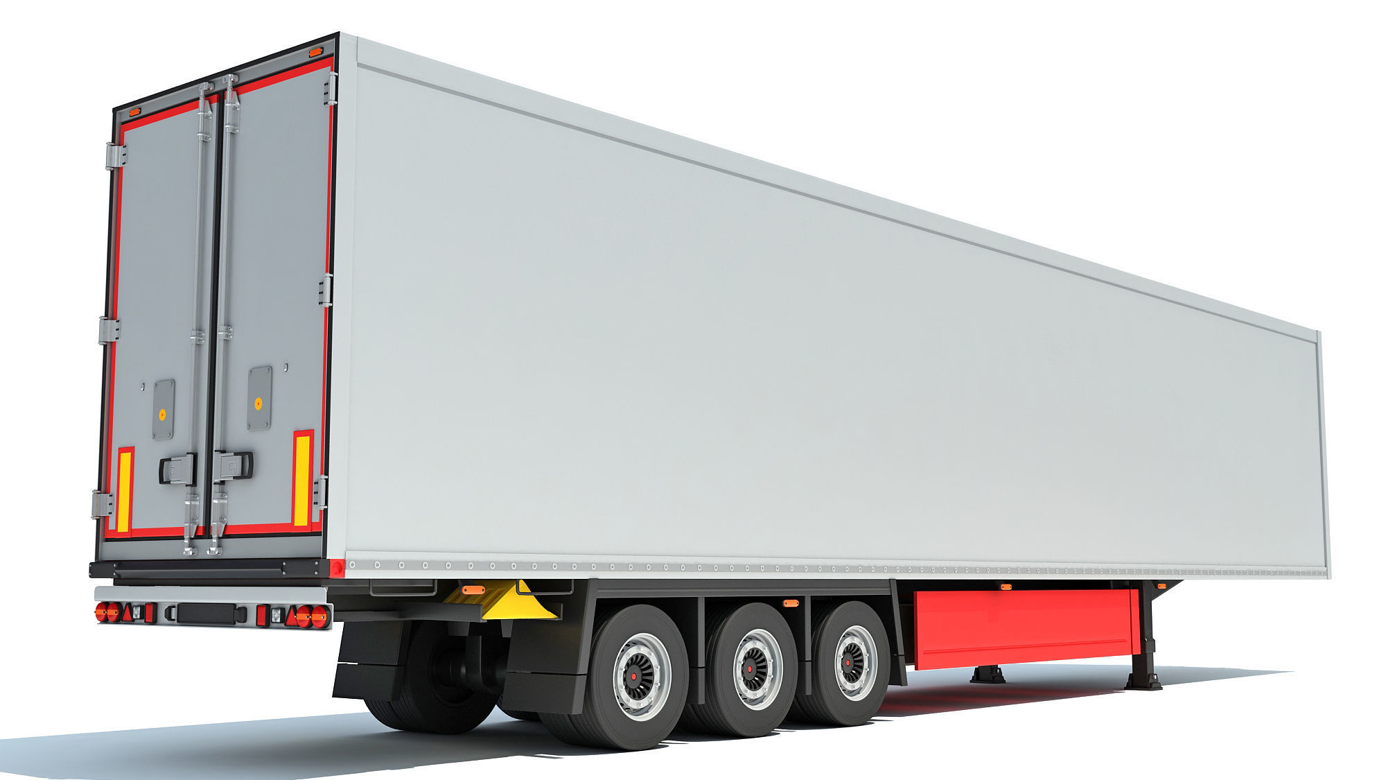 Refrigerator Semi Trailer 3D model_6