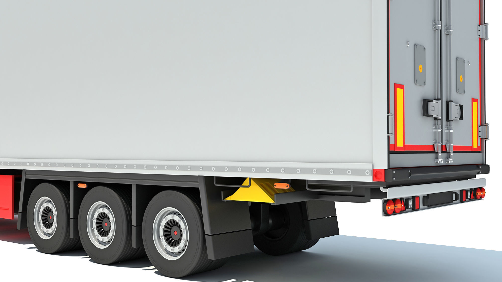 Refrigerator Semi Trailer 3D model_10