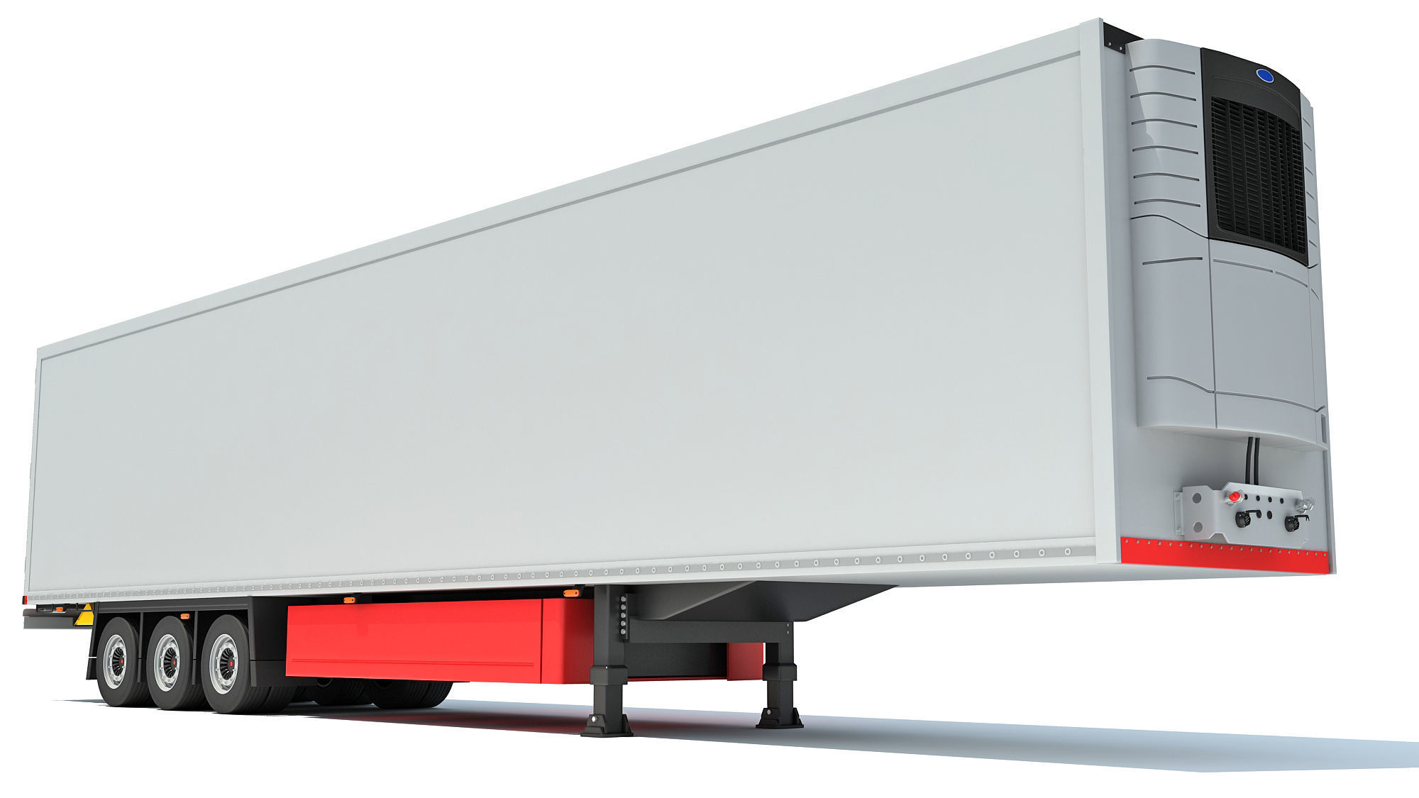 Refrigerator Semi Trailer 3D model_8