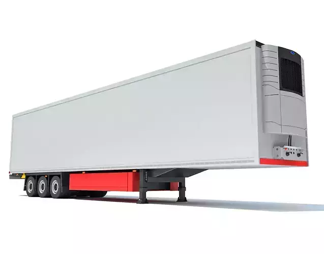 Refrigerator Semi Trailer 3D model