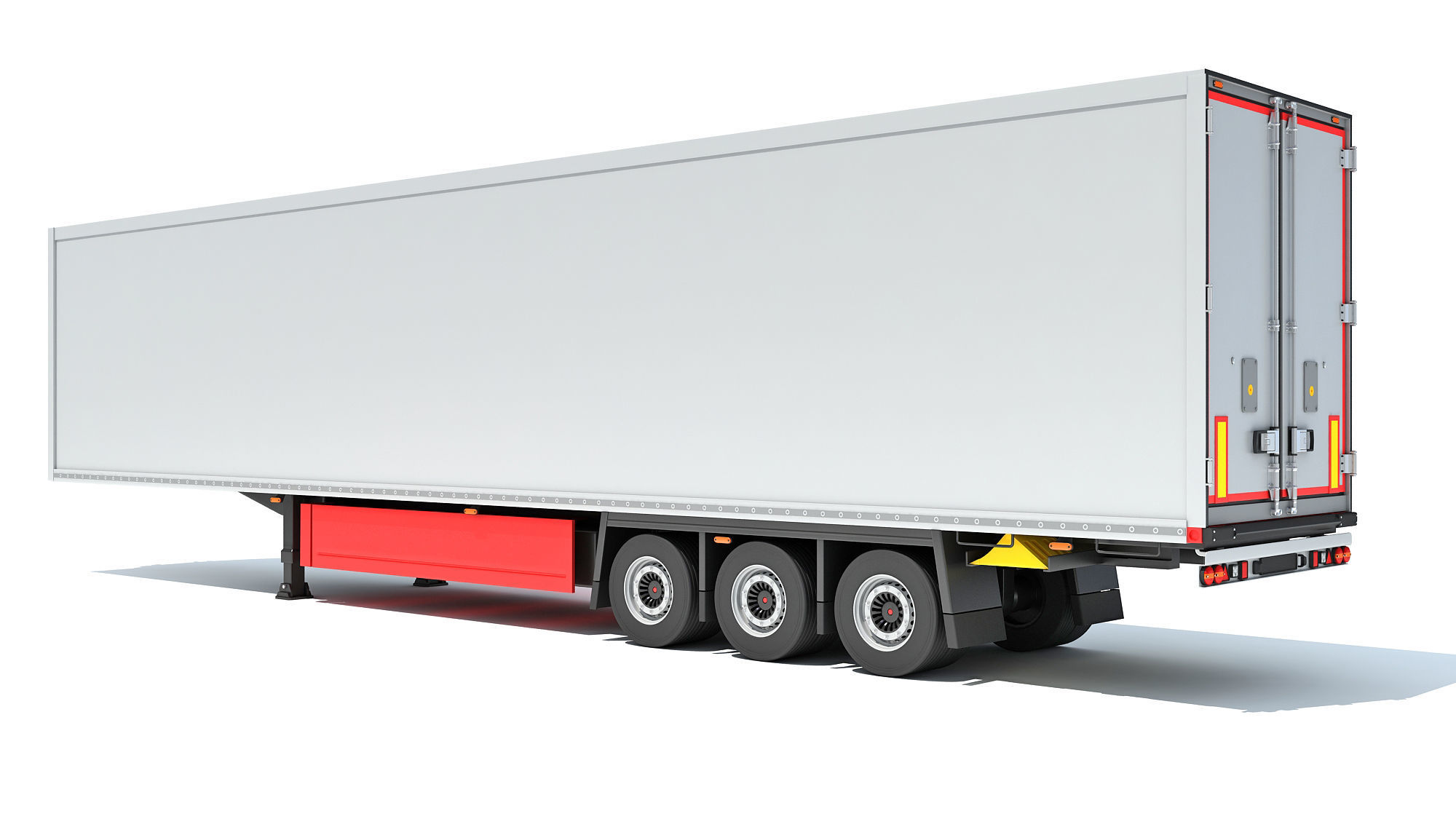 Refrigerator Semi Trailer 3D model_3