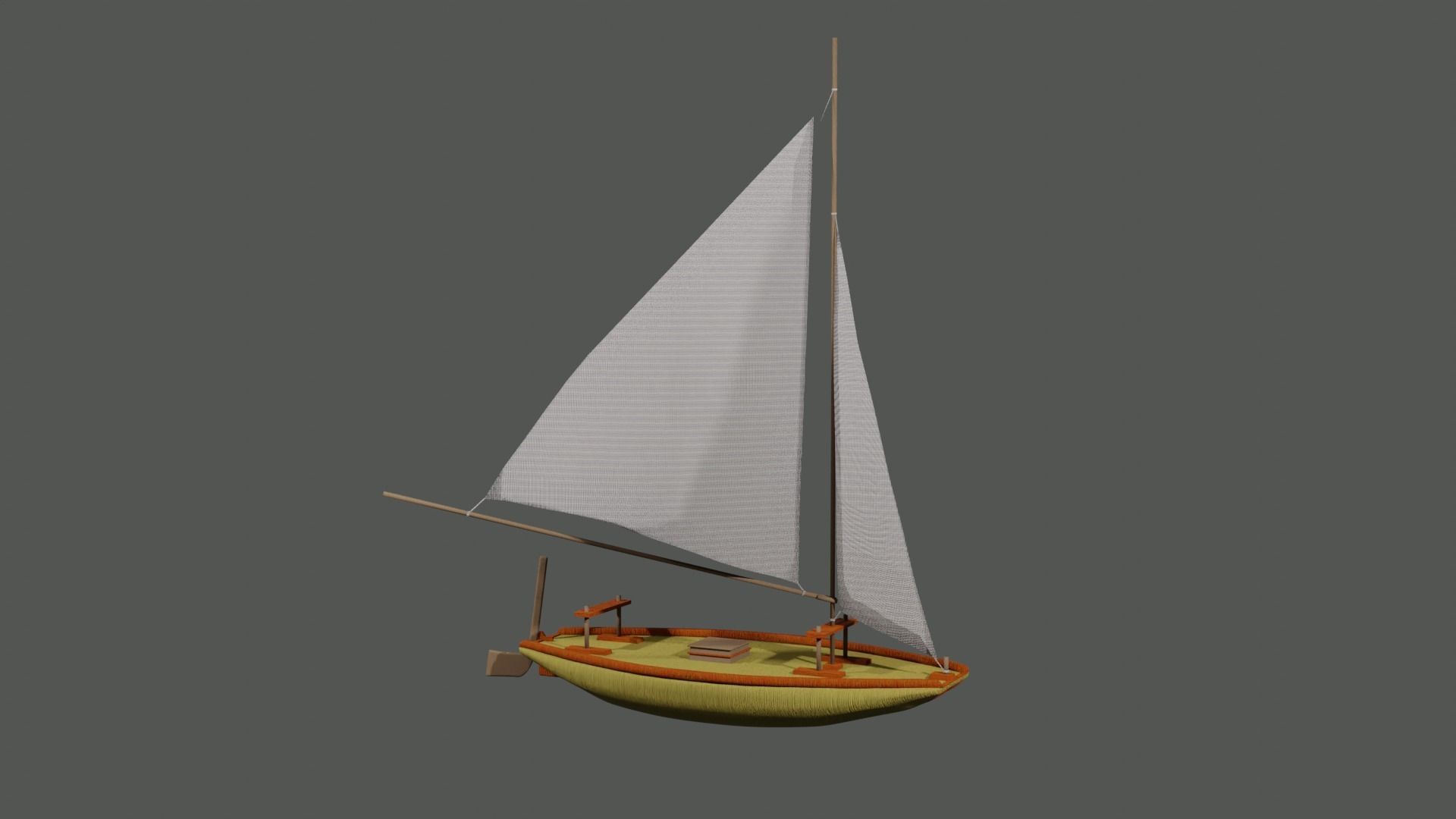 RAFT - BRAZILIAN JANGADA 3D model_10