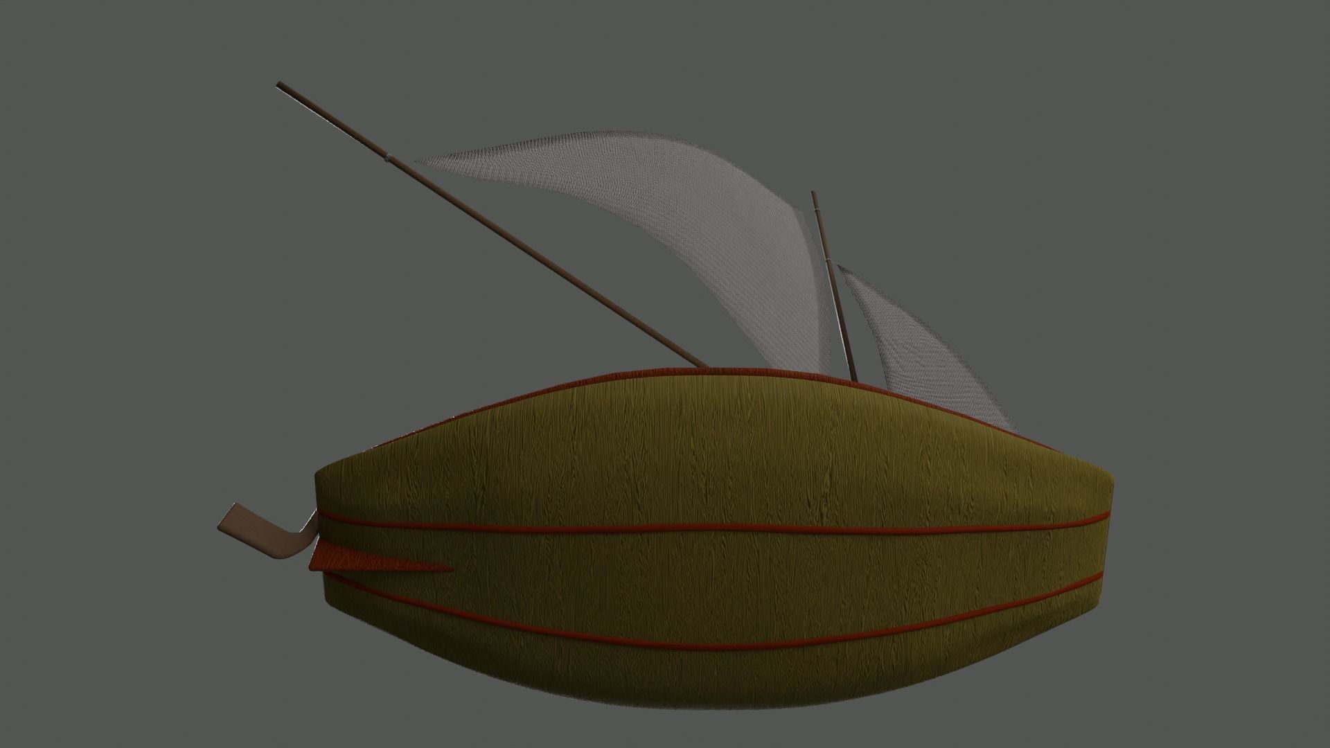 RAFT - BRAZILIAN JANGADA 3D model_9