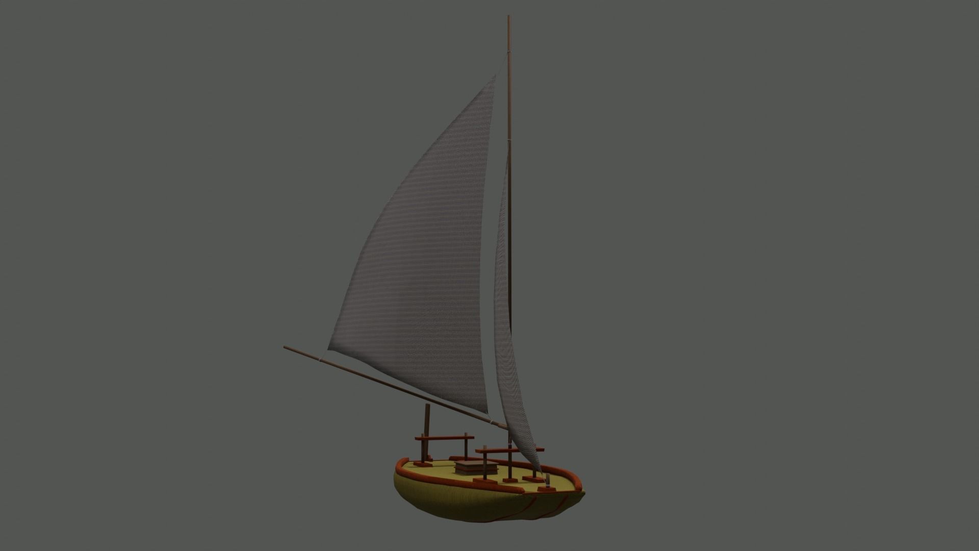 RAFT - BRAZILIAN JANGADA 3D model_5