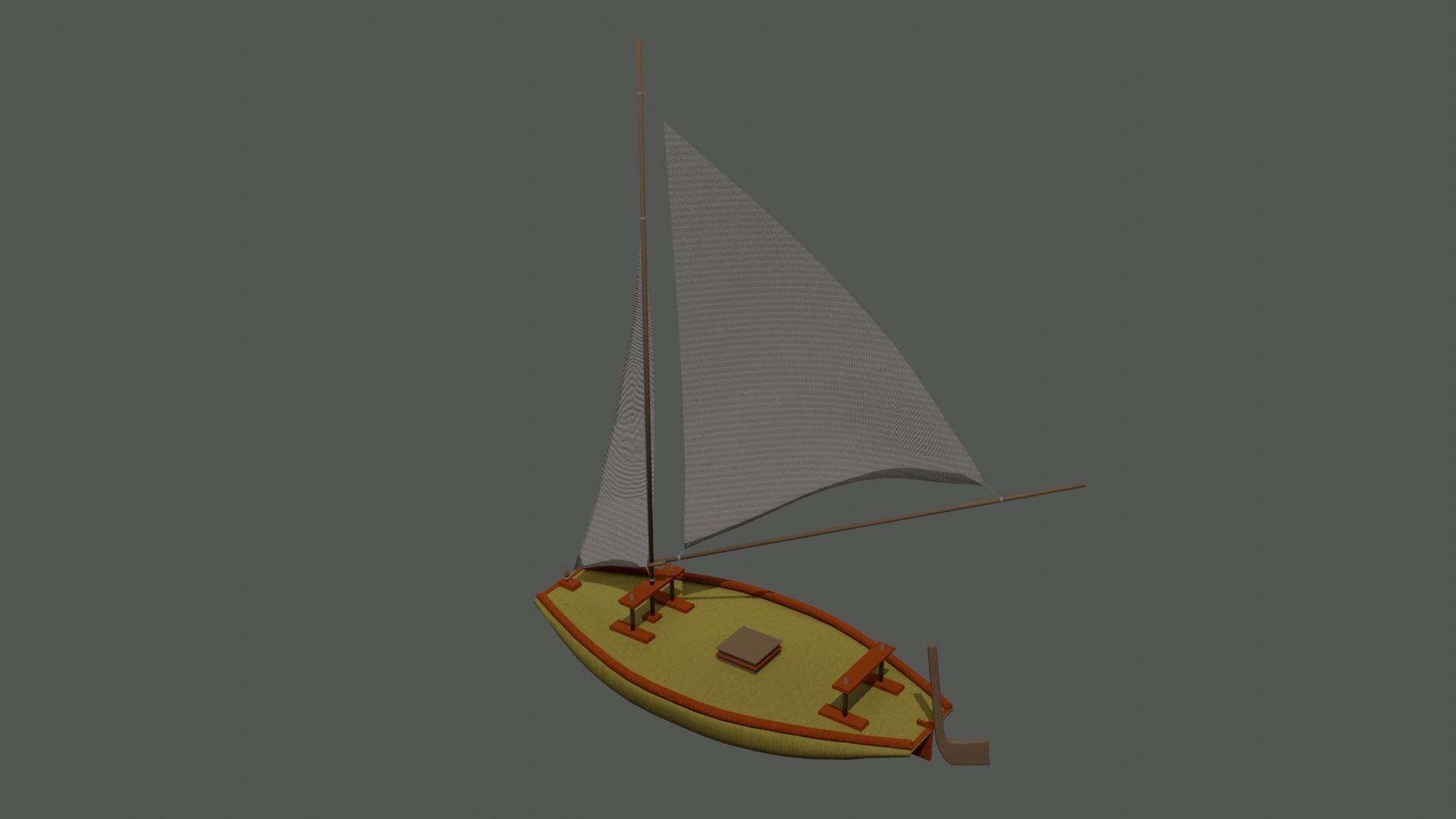 RAFT - BRAZILIAN JANGADA 3D model_1