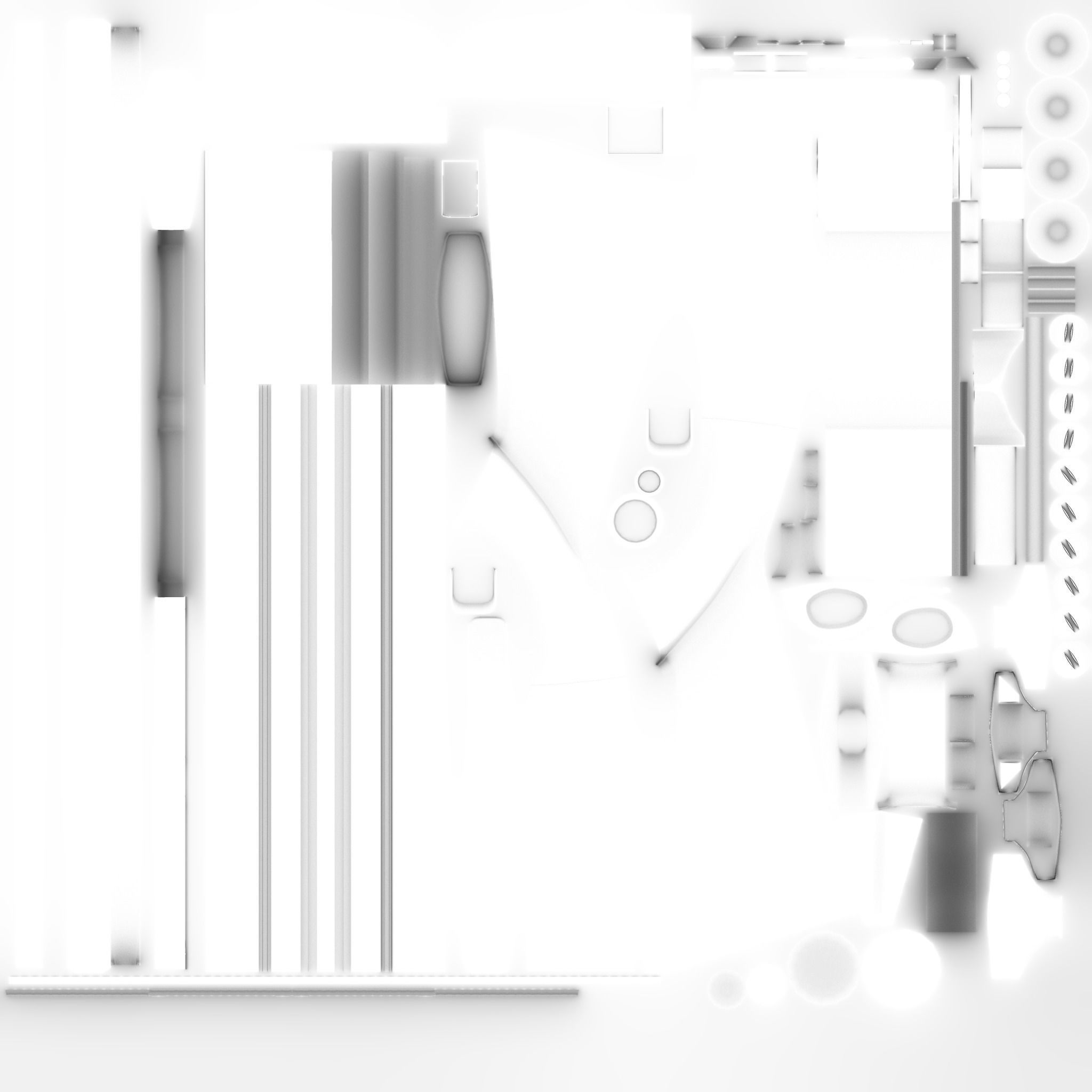 Modern Cross Bow With Binocular Low-poly 3D model_13