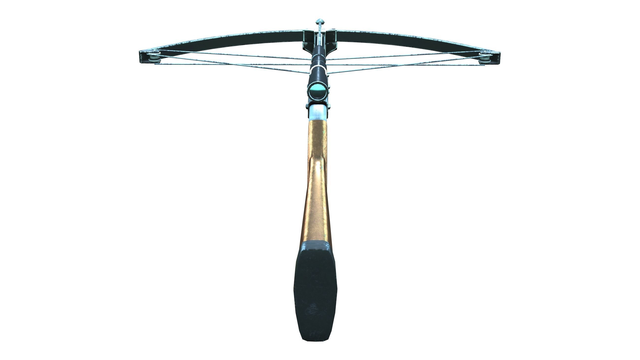 Modern Cross Bow With Binocular Low-poly 3D model_5