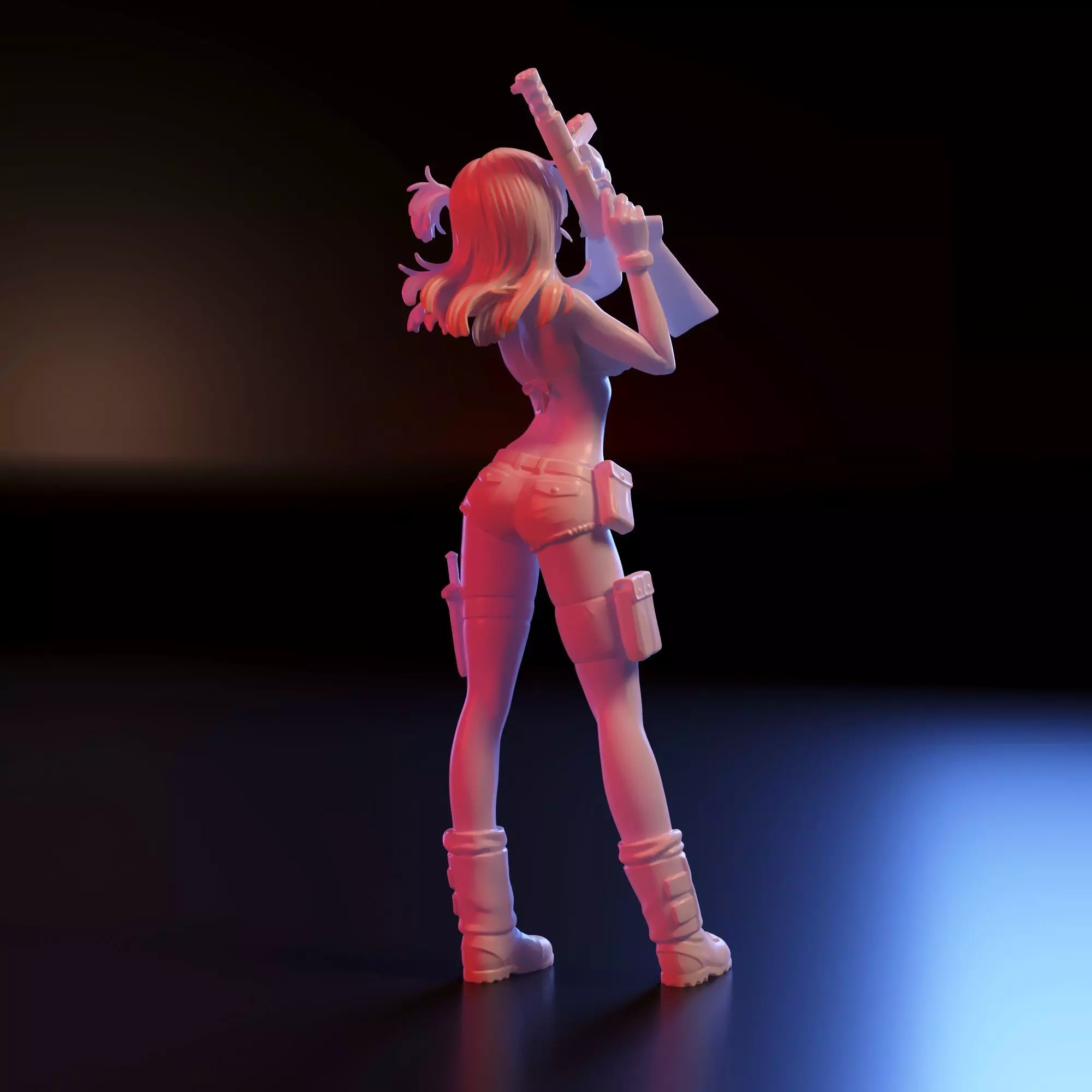Anime miss Bulma 3D print model