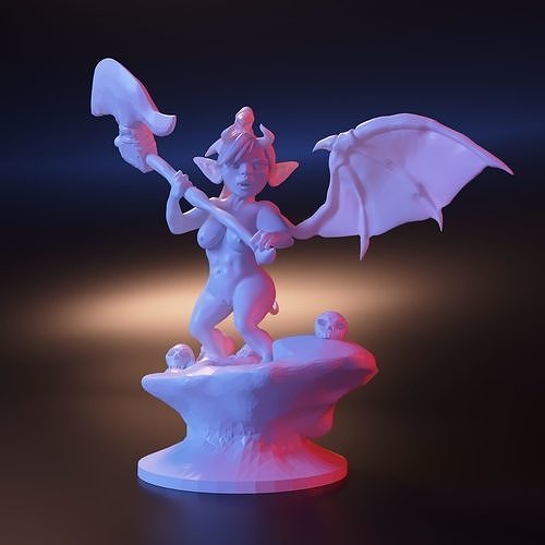 Anime Succublin 3D print model