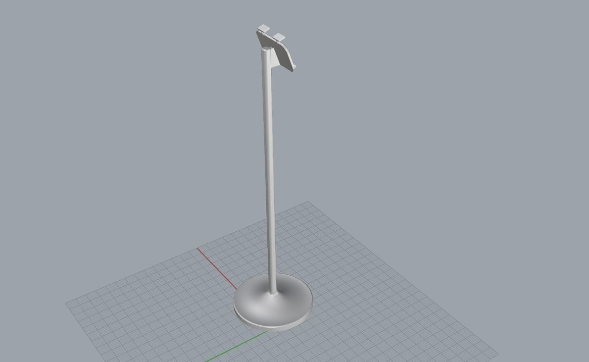 ipad holder phone holder 3D model_1