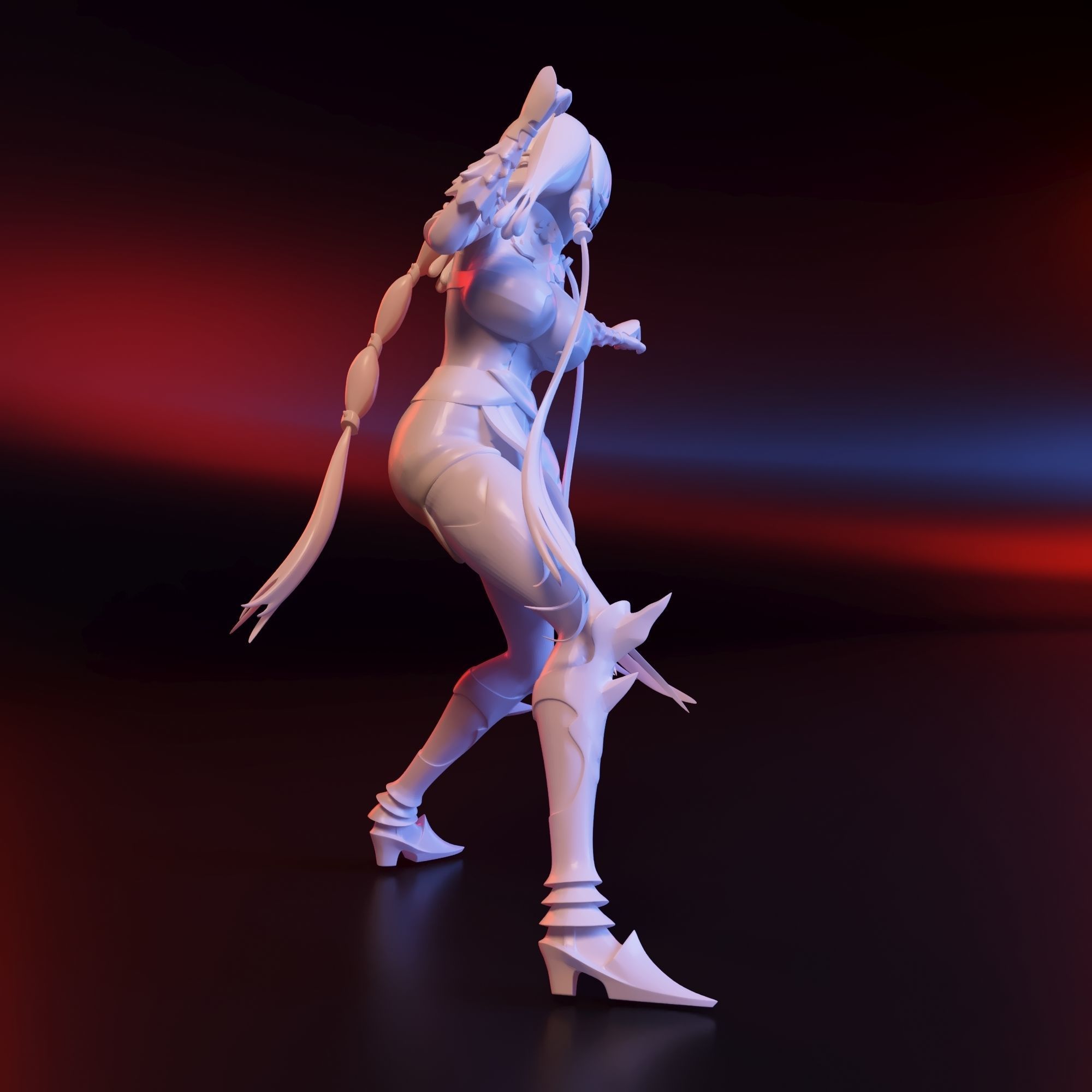 Anime Lila 3D print model_2