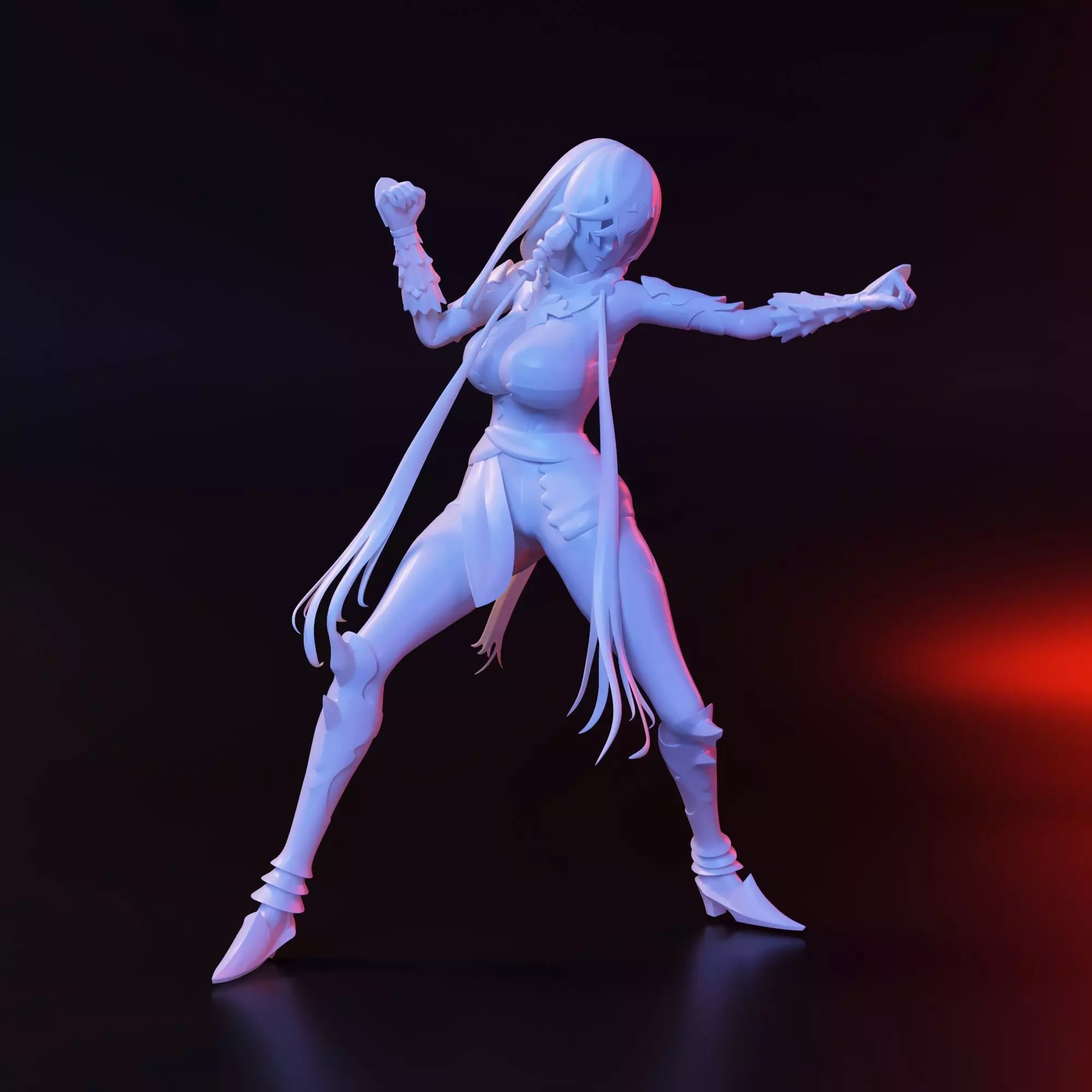 Anime Lila 3D print model_0