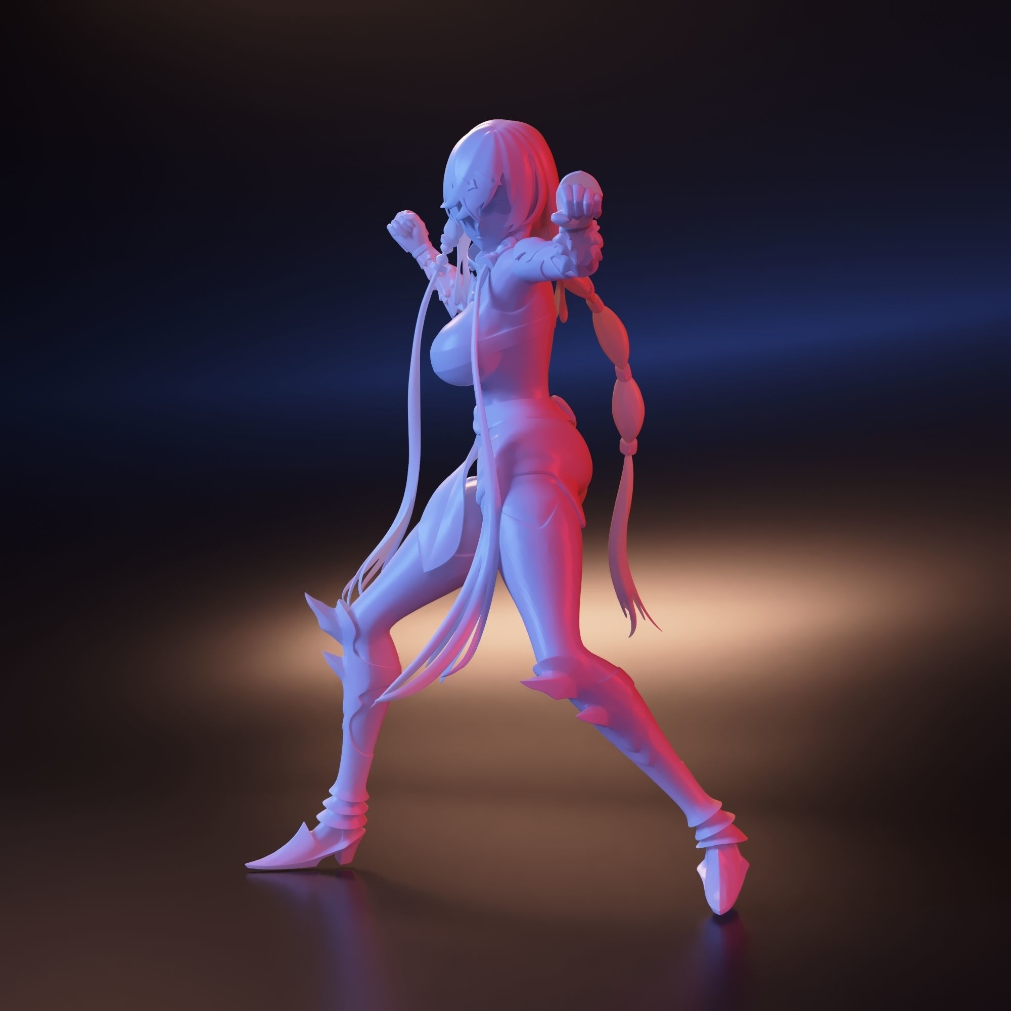 Anime Lila 3D print model_1
